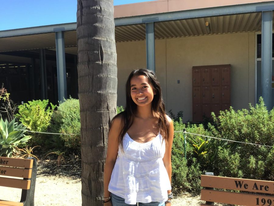 Samantha Salcido (11) loves the ocean, nature, and the planet as a whole. In addition to surfing and playing beach volleyball, she plans to help bring nature to the forefront in The Charger Account. “I hope that in journalism this year, I get to use it to do something to do with nature,” Samantha said. “Instead of just sitting down and writing…Id like to be able to go out [and] take photos, ask people about their favorite surf spots.”
Photo and caption by Nate VanDeVeire.