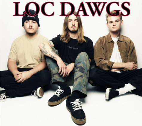 Christian Pelonis(middle), Ben Badillo(left) and Tyler Kelly(right) are the members of a rock band called “Loc Dawgs.” I wanted to interview them because they are one of the more unique bands in IV and they are made up of almost all DP alumni. Their music is a grunge and rock type fusion. Pelonis started writing his music here at Dos pueblos. Even though Pelonis and Badillo went to different schools, they bonded over similar music genres with Badillo playing drums and Pelonis singing and playing guitar. Kelly later joined to play bass and brought an intense stage presence with him.

Photo by Chris Cuffaro. 