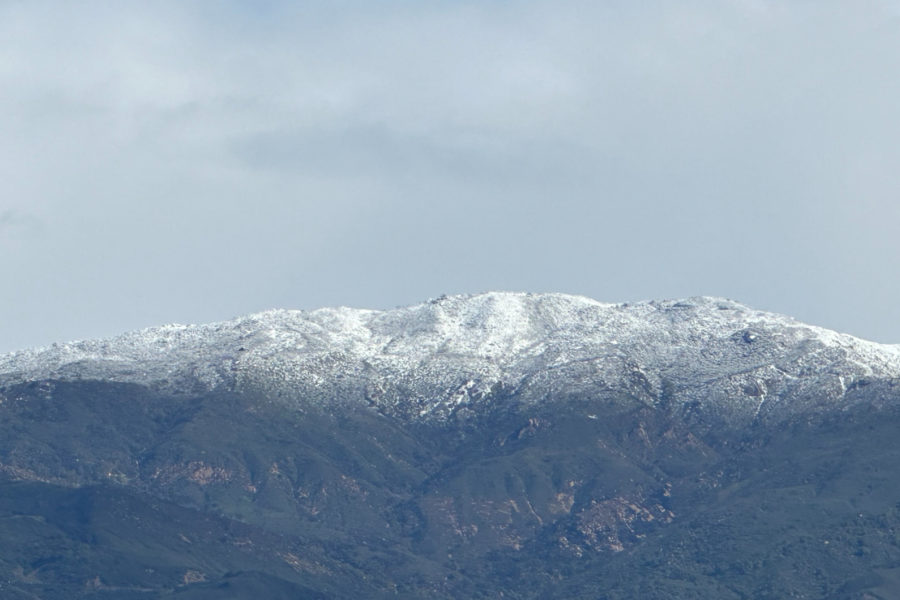 Snow viewed from Goleta