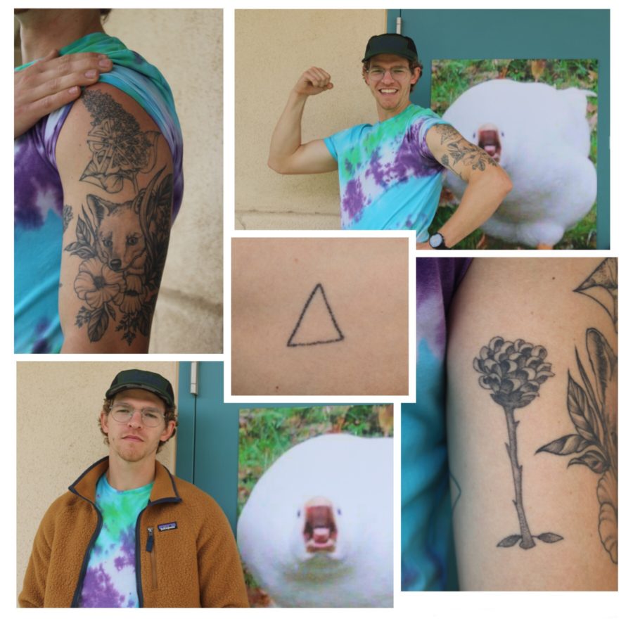 Paul+Cuthbert+and+his+tattoo+collection.+One+fun+fact+about+Cuthbert+is+his+love+of+ducks%2C+as+seen+on+the+poster+behind+him.+It+makes+one+wonder+%E2%80%9Cwhy+doesn%E2%80%99t+he+get+that+image+tattooed+on+himself%2C+permanently%3F%E2%80%9D