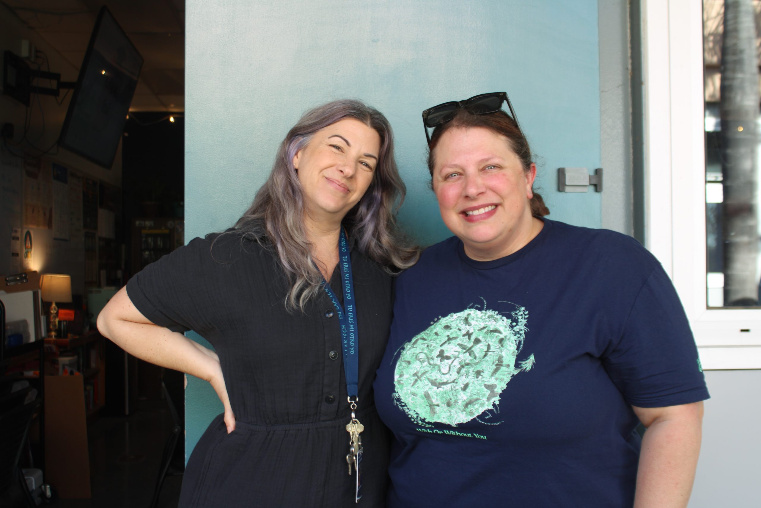 Teachers Anna Guerrero (left) and Kelly Savio (right)