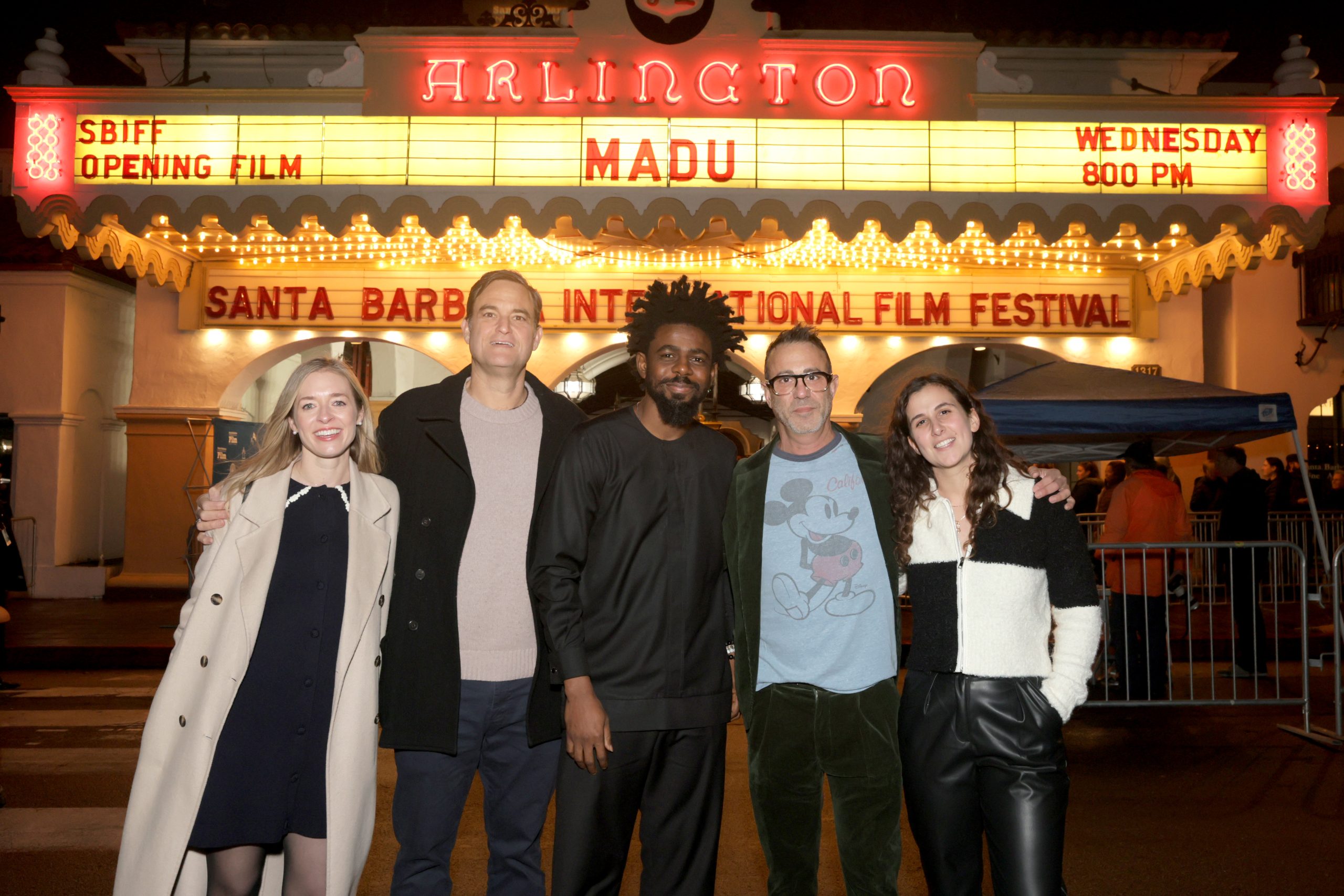 Filmakers and producers of opening night film MADU. Photo courtesy of SBIFF
