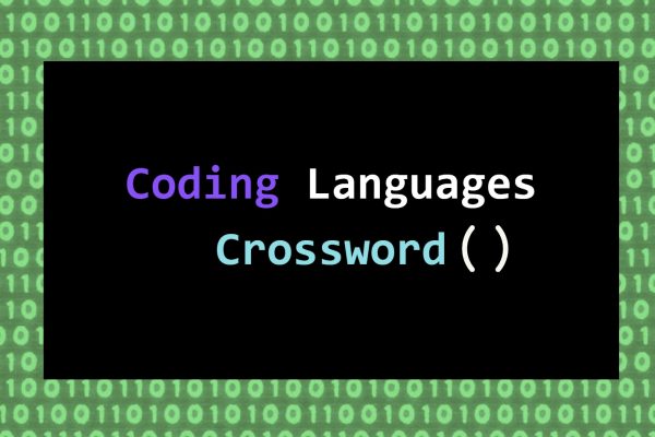 Coding languages crossword