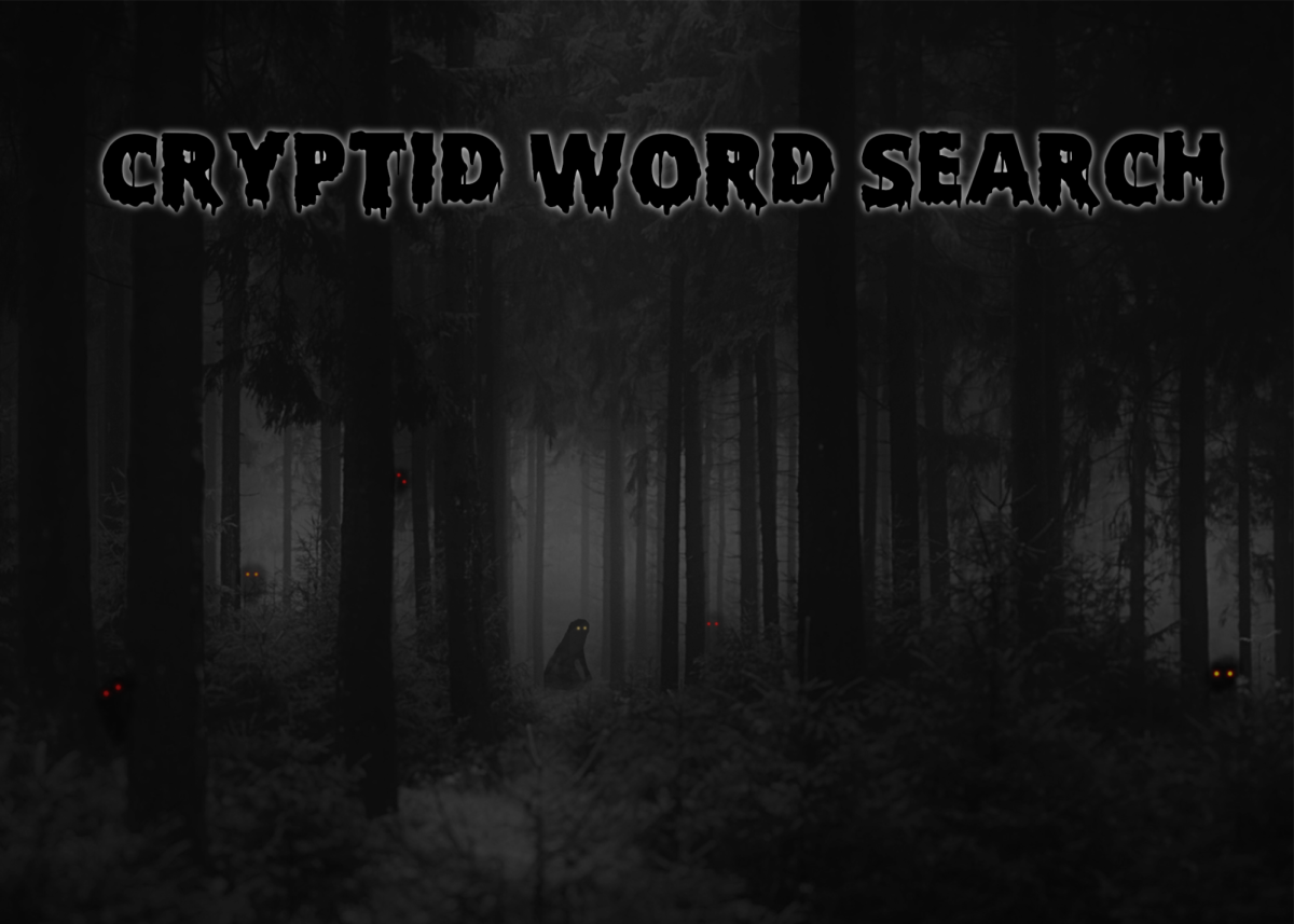 Cryptid Word Search