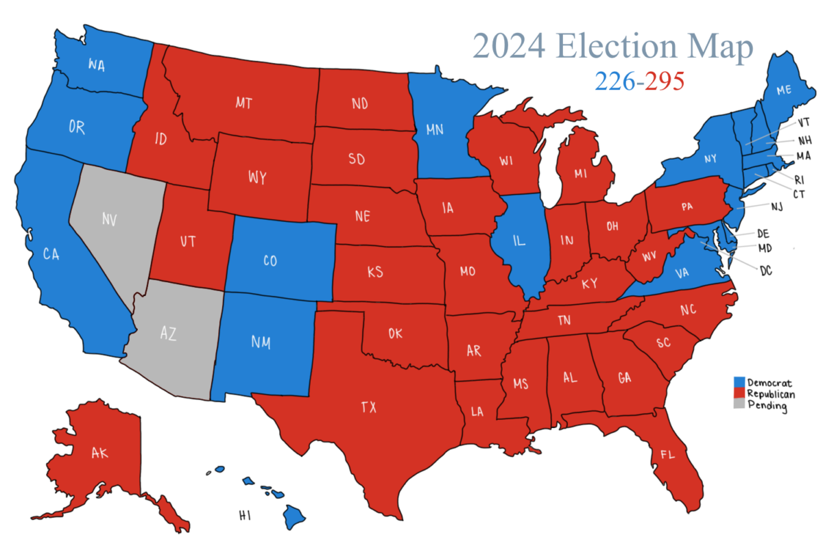 2024 Election Map graphic