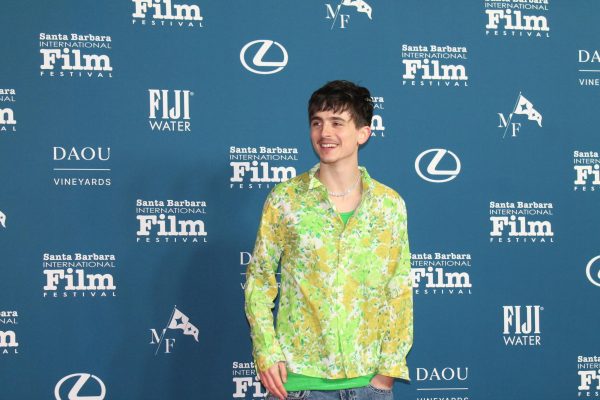 Chalamet on the red carpet at the Santa Barbara International Film Festival