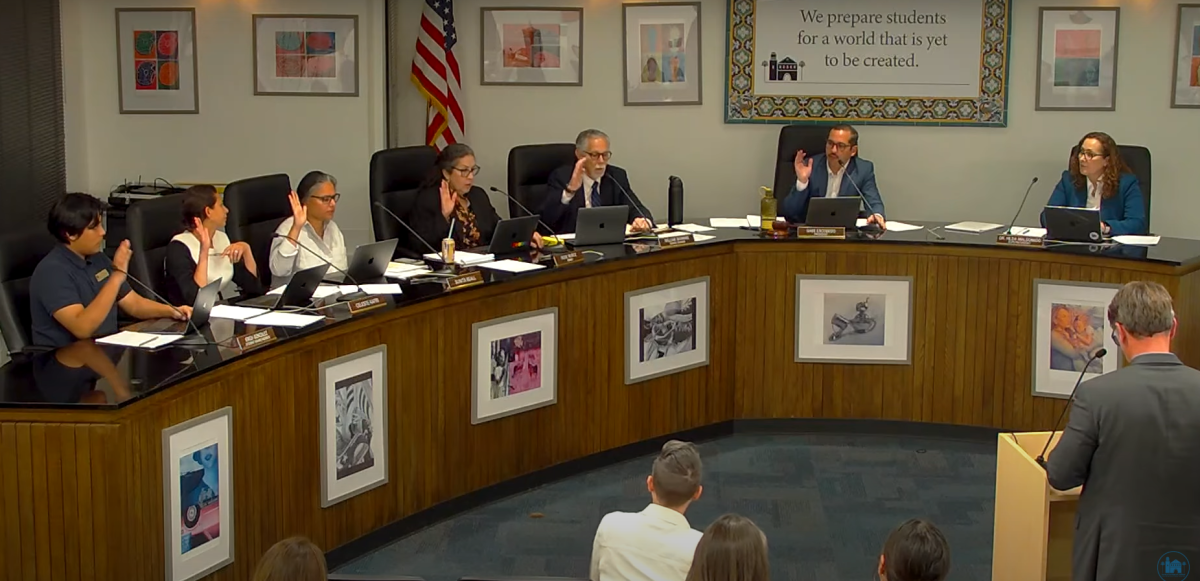 The School Board of Education unanimously approved the Reduction in Force  