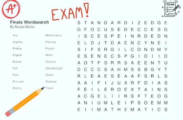 Cover for the Finals Wordsearch.