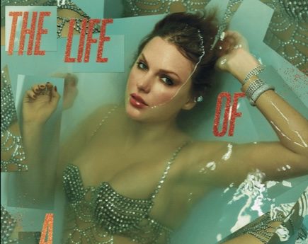 The official album cover for "Life of a Showgirl" by Taylor Swift