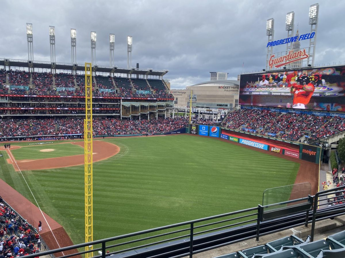 Progressive Field during game one of the American League Wild Card series on October 7, 2022.