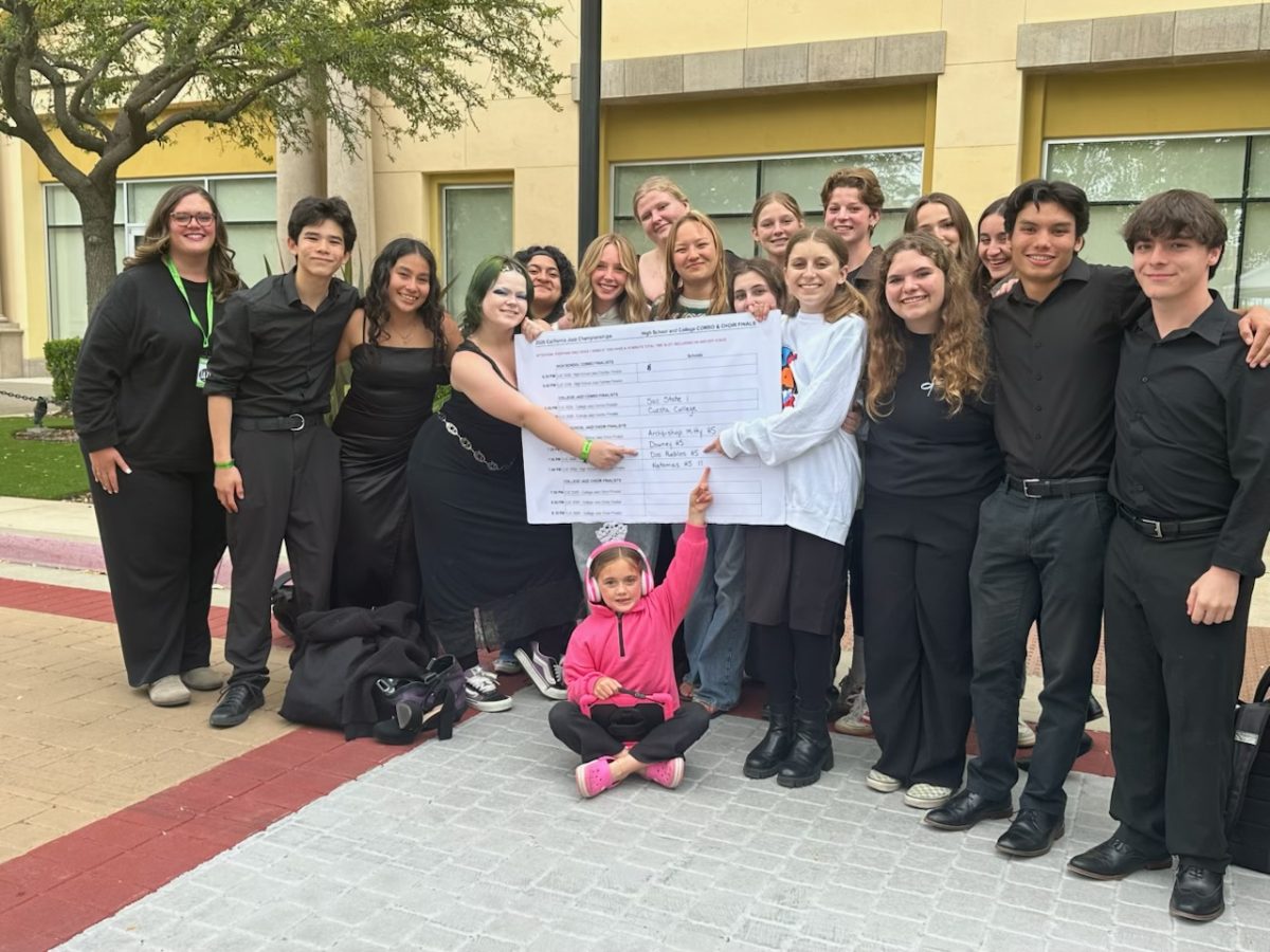DPJazz Choir after finals were announced 